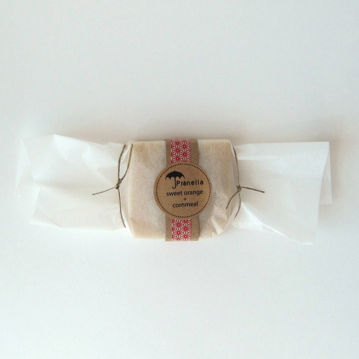 Sweet Orange Cornmeal Soap - Handmade Vegan Organic Cold Process Soap