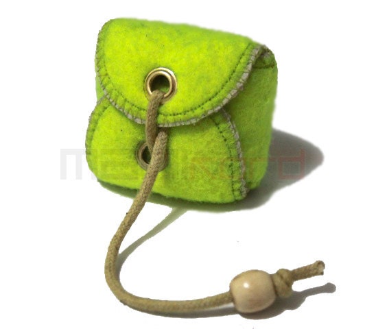 Recycled Tennis Ball Mini Bag/ Change Holder 2