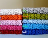 Baby Blanket Chunky -You Choose Color-Boy-Girl -Photo Prop, Travel, Cradle or Cuddling- Featured in Pregnancy and Newborn Magazine