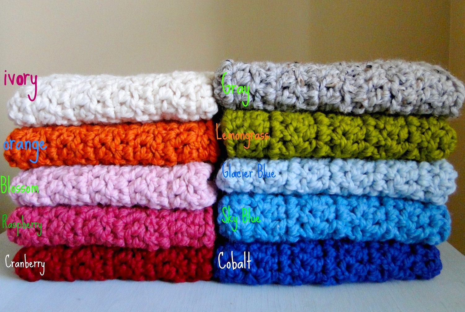 Baby Blanket Boy Girl Photo Prop, Chunky, Travel, Cradle, Lovey, Sleeping on A Cloud 22x22 Inches