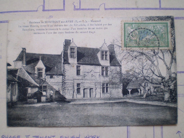 Environs de Montigny sur Avre - Montuel - 1924 - Antique French Postcard