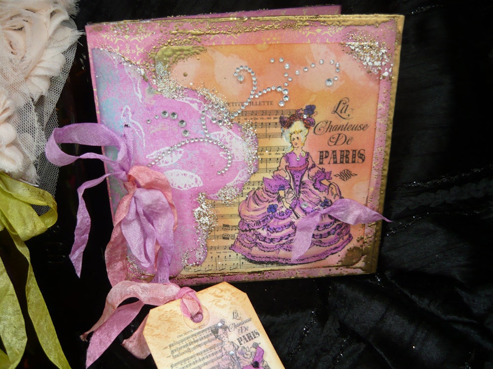 Journal album Marie Antoinette with bookmarker