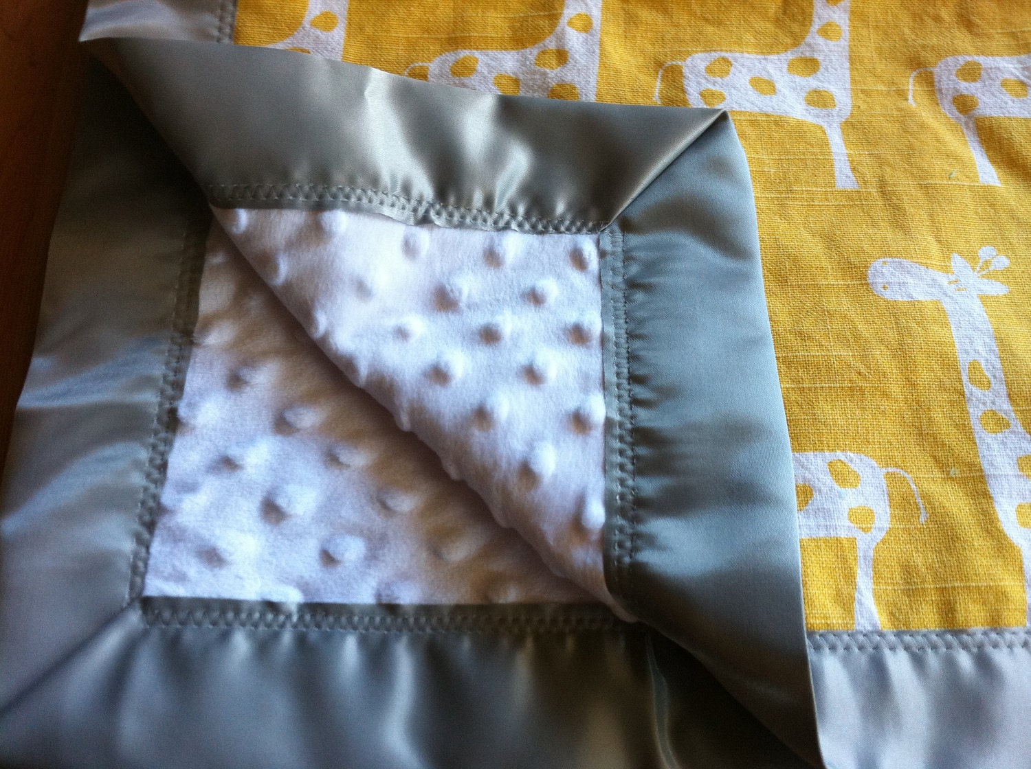 Add Satin Binding to your Minky Blanket by KATIEandKASSIdesigns