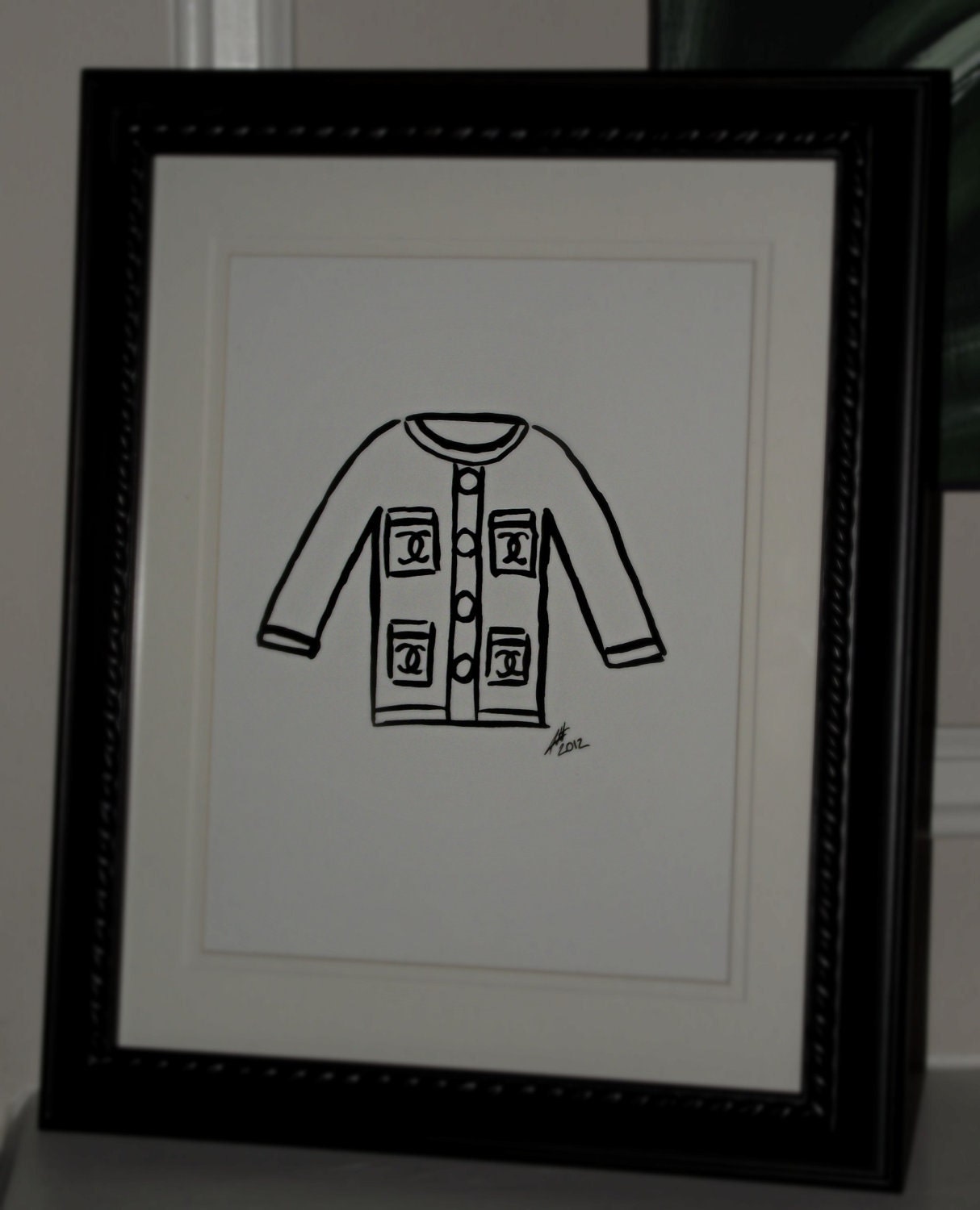 Chanel Jacket Watercolor