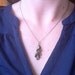 Casade Necklace Chain Long Chandelier Y Necklace Antique Brass Lightweight Vintage Looking Teardrop Dangle Cluster Custom