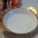 Vintage goldplated royal Worcester baking dish
