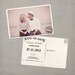 Vintage Save the Date Postcard - the "Cadence"