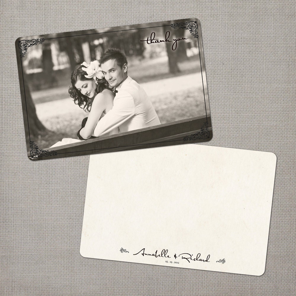 Wedding Thank You Cards - the "Annabelle"