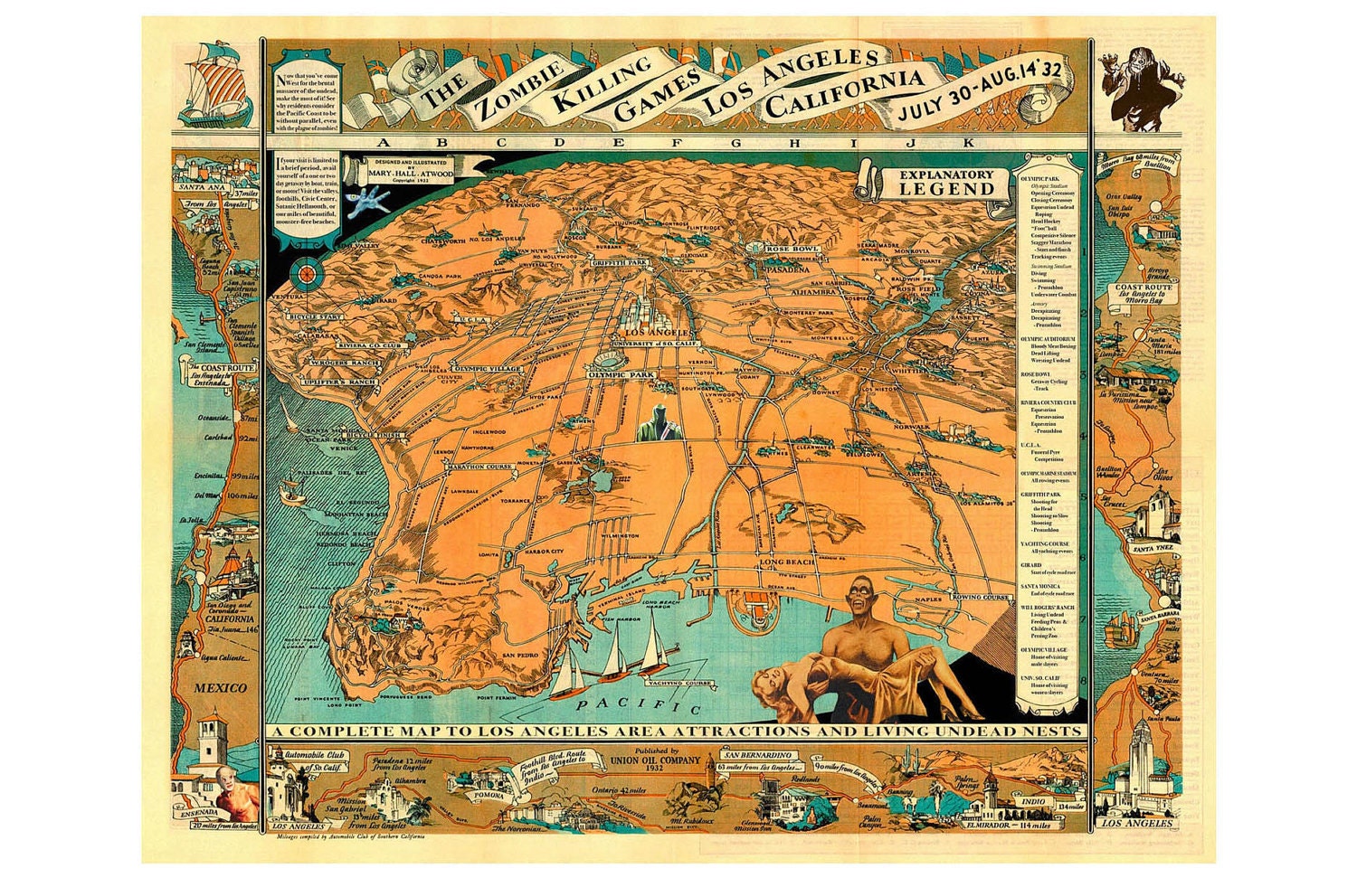 The 1932 Zombie Killing Games in Los Angeles