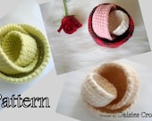 Crochet Nesting Bowls Pattern PDF  5 Sizes (016)