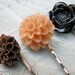 Set of 3// Light Brown, Chocolate Brown, and Black// Bobby Pins