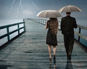 Weathering the Storm Together A Fantasy Fine Art Wall Decor Photograph