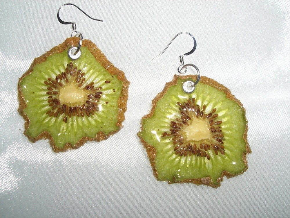 kiwi earrings