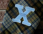 Christmas Stocking Holiday Home Decor . Initial X