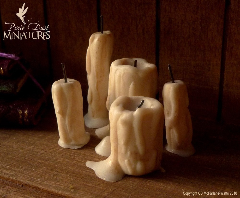 Old Dripping Candle Set - HALLOWEEN RANGE