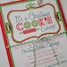 Christmas Cookie Exchange or Swap Printed Party Package - Invitations, Labels, Tags and Address Wrappers - Set of 20