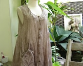 Sleeveless Cotton Top - Rosy Brown