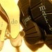 His & Hers I DO Shoe Stickers for your wedding shoes - I Do for you and Just Married for him