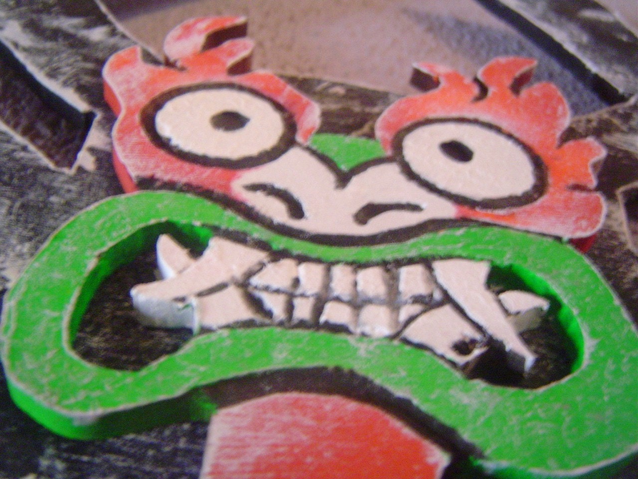 Samurai Jack wood art