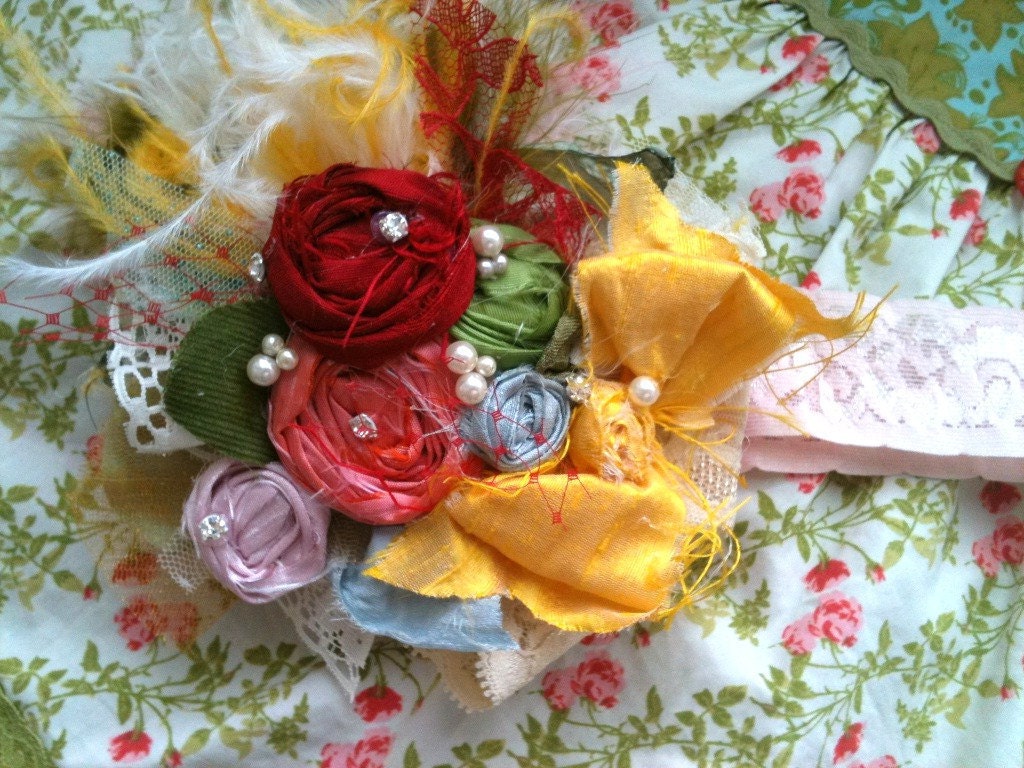 Carnival headband coordinating with Matilda Jane Serendipity
