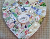 HEART Mosaic      Blue Bird Garden