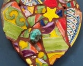 HEART Abstract Mosaic      " Wild of Heart"