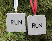RUN Tile Ornament