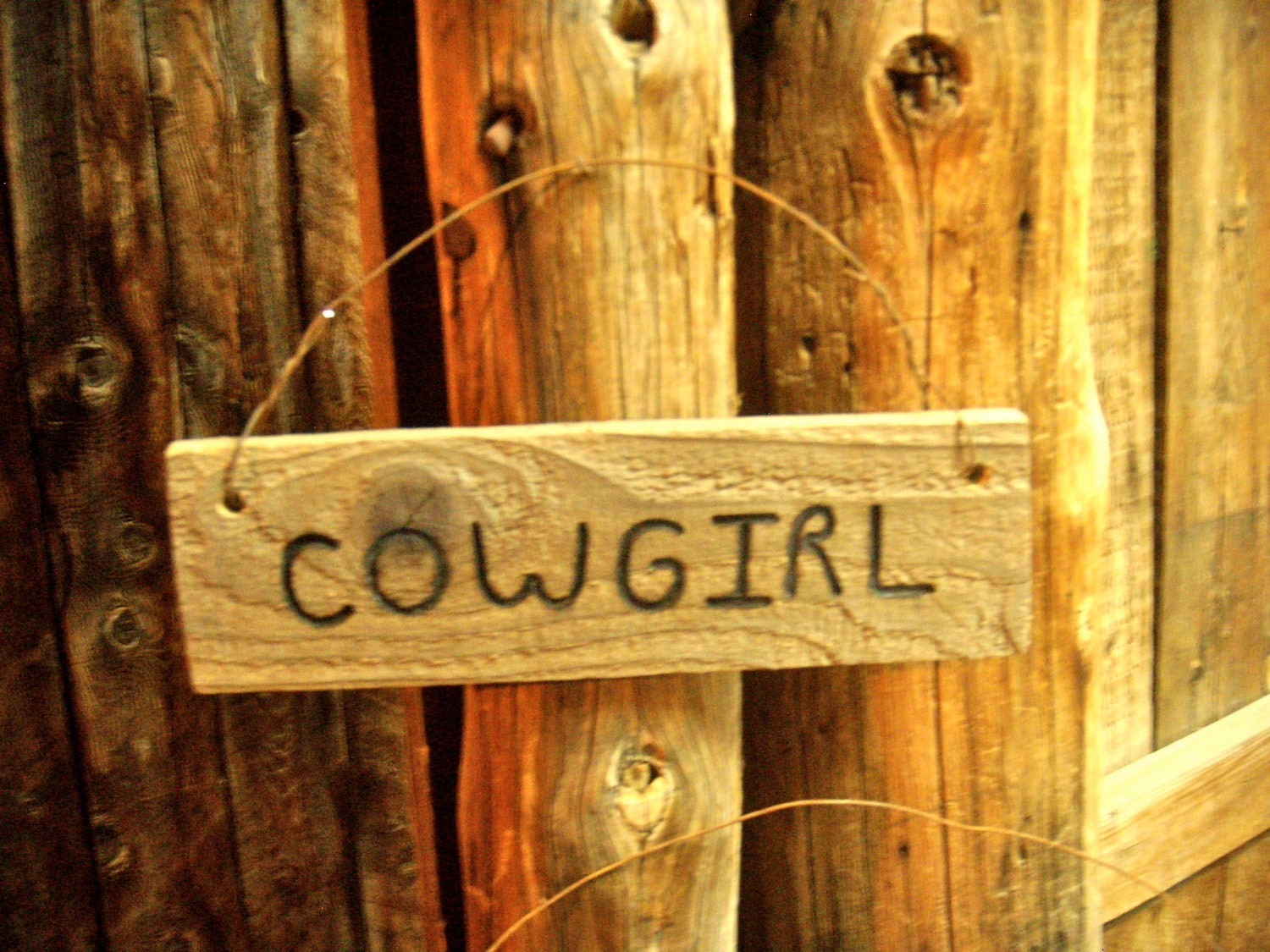 COWGIRL, Branded Wall Sign