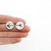 Arrow earrings in mini size and primitive style