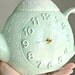 Teapot clock with hand painted detail