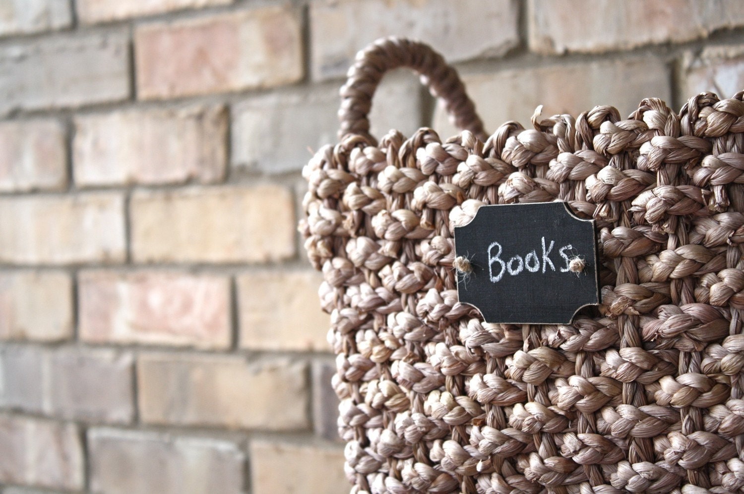 Items similar to Chalkboard Basket Tags Distressed Set of 2 in Black