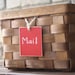 Mini Chalkboard Tags - Distressed Chocolate 5 Pack