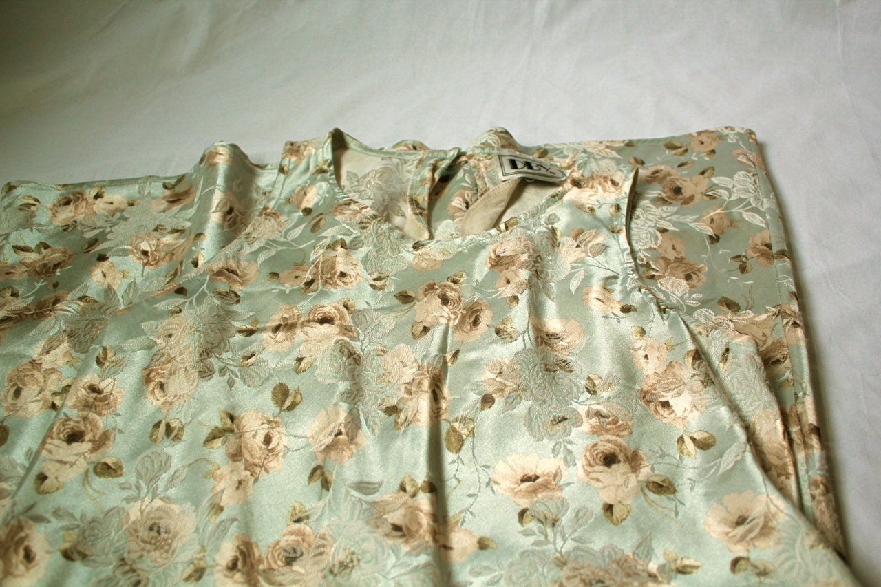 floral mini silk dress size small