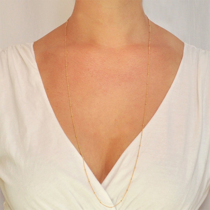 Long Gold Chain Devon Necklace