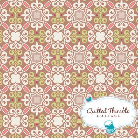 Romantic Wall Beige (CO-8205) - Coquette by Art Gallery Fabrics - 1 Yard