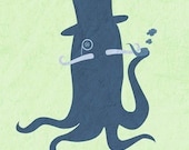 Octopus Illustration / Mr Proper by Kaydi-did