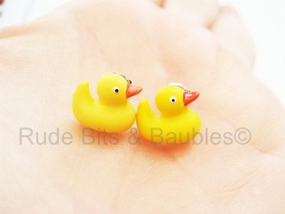 Rubber Ducky Earrings