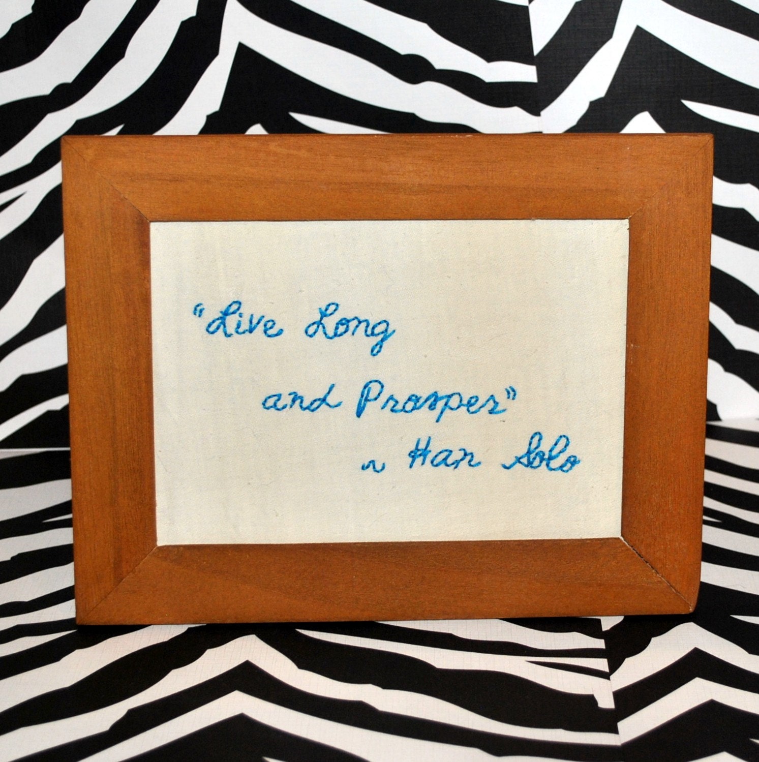 Nerd Rage Framed Embroidery