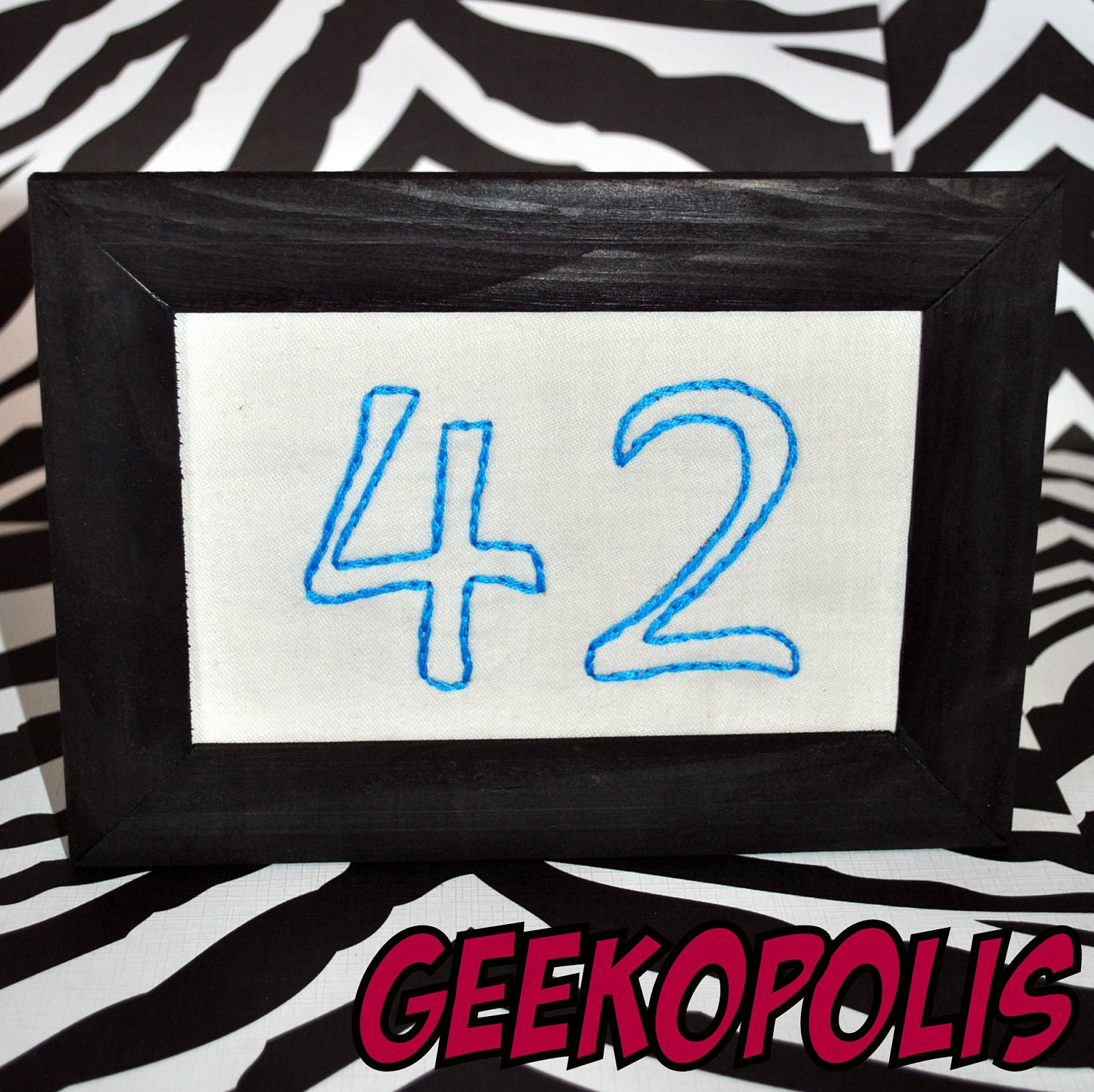 42 Framed Embroidery
