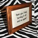 Turning it On and Off Again Framed Embroidery