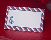 DIY Printable Nautical Food Label/Tents - Ahoy It's a Boy - Baby Shower- Birthday Party