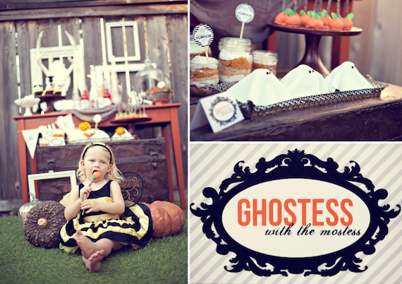 Printable Halloween Party- Spooky & Sweet (50% off)