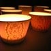 Porcelain Lace Cup, Translucent Candle Holder-Hideminy Lace Series