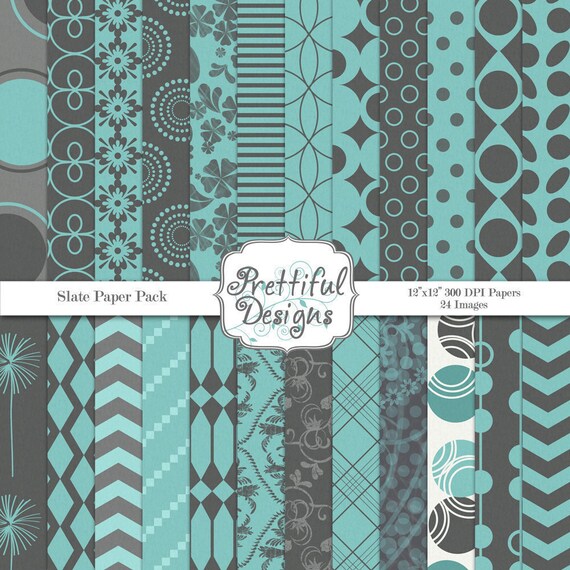 50% OFF SALE Backgrounds, digital backgrounds, pattern digital paper - Slate (238) Il_570xn