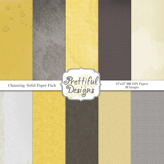 50% OFF SALE Digital Paper Pack - Personal and Commercial Use - Channing Solids (299) Il_570xn