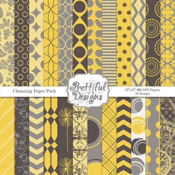 50% OFF SALE Digital Paper Pack - Personal and Commercial Use - Channing (222) Il_570xn
