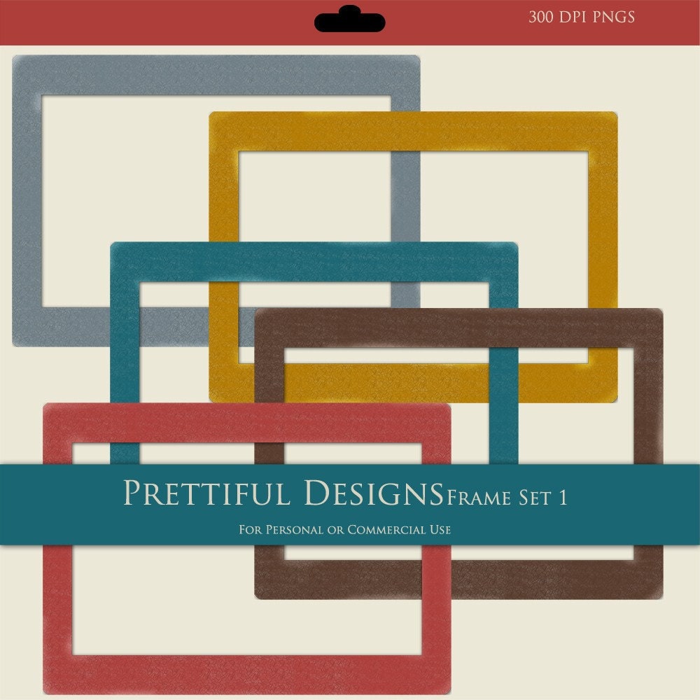 50% OFF SALE Digital Frames Set 1 - Personal or Commercial Use (470) Il_570xn