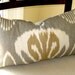 Custom Order for rachaelavant Kravet Bansuri Slate Ikat Pillow Cover