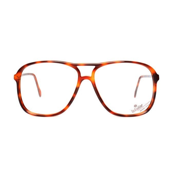 Aviator Amber Vintage Eyeglasses