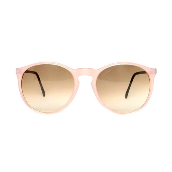 Samba rosa glace round Vintage Sunglasses